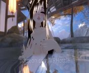 Nude Dragon Girl Face Rides You At Hot Spring White Black Hair Tail Play Sensual POV Lap Dance from blue shy fucking cola hentai