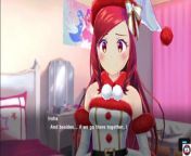 MAGICAMI DX - Holy Santa Iroha - H-Scene {Holiday Costume} from hentai game markiplier plays