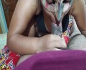 Indian bhabi gives blowjob and sex with her boyfriend from gandi gandi