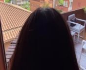 I call an escort and fuck her at the balcony in front of the neighbours from karnataka nude call girls sex videosndian aun