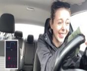 Lush Control in Tims Drive Thru + Mall and Cumming Hard! from changing room cam