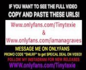 TINY TEXIE AND ANA GRAVES MIDGET LESBIAN PORN STRAP ON from ana vitoria zimerman porno