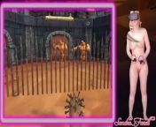 Naked Gamer Girl plays VR Video Game on Oculus from sandra orlow naked gallery