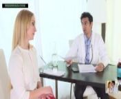 Indian doctor impregnates blonde patient as she begs for sperms in her pussy from xxx lugai ki chudai saree me