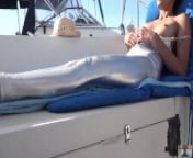 SOMEONE COULD SEE US! Viva Athena Sneaky Blowjob on Boat During Covid 19 from desi nude actressude pedomom