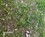 I walk barefoot in the grass in public and show you my dirty soles from candid feet