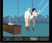 The boss fucks the secretary at lunchtime | cartoon porn games from bangl nud