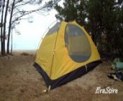 How to set up a tent on the beach naked. Video tutorial. from pasha missparaskeva nude pozdniakova video leakedmp4
