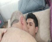 HAIRY OLD LOVES TO BE LİCKED AND FUCKED BY HORNY BOY from sardar old man gay sex