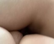 Cum spills out of Mexican chubby woman moaning and pounding masterbating thick cock pounding pussy from womans masterbation