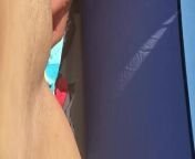 Hot couple uses vibrator at the beach while people walk by from using vibrater in public hi fiporn co