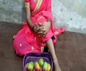 Indian poor girl selling a mango and hard fucking  from indian girls manga dance