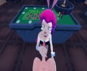 Jessie from Team Rocket gets fucked in a casino - POV Pokemon Hentai. from pokemon hentai jessi and satoshi
