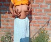 Desi village Bhabhi outside fucking with step brother from indian village girl peeing outdoors