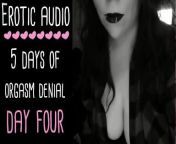 Orgasm Control & Denial ASMR Audio Series - DAY 4 OF 5 (Audio only | JOI FemDom | Lady Aurality) from xvideos actors malayalamllu series 5