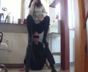 human chair from mistress uses human chair