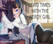 Lewd Times With The Nerdy Girl (Sound Porn) (English ASMR) from sonora