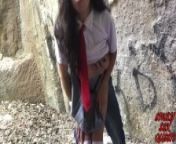 Hot mexican schoolgirl skips class to get fucked in the woods (part 1) from mata tama mathaki