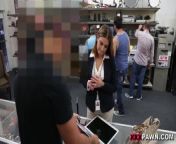 XXX PAWN - Foxy Business Lady Gets Fucked In Shop Backroom from iran sara xxxw xxx bale
