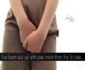 [Pee in a PET bottle .. Re-challenge] Oshigama Pissing Toilet from chan hebe mir res 220