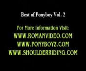 Femdom ponyboy play riding mens back nude until they orgasm shoulder riding and ponyboys domination from ponyboys