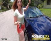Roadside - BBW Bess Breast Dicked Down By Mechanic's Big Dick from www xxx vidoe down