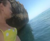 Swimming in the Atlantic Ocean in Cuba 2 from kristyna roubalova nudism and