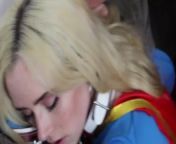 Viva Athena Candy White “Supergirl-Batgirl” 3some Doggystyle Blowjobs Deepthroat Facial Oral Toys from baygirl