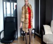 VENUS IN FURS, or hot MILF whore AimeeParadise in a fur coat on a naked body & with a cigarette! )) from exposed fetish milf whore chantal