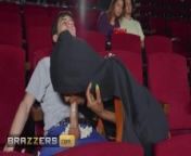 Brazzers - Tina Fire Flirts With Every One Who Comes At The Movie Theatre But Only Jordi Fucks Her from brazzars lattena