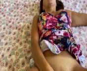 Stepmom in an airy sexy dress lifts my mood and dick for best hot sex from just enjoying my dress