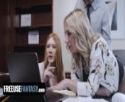 Secretary Quinn Waters Teaches The New Girl Harper Red About Their Free Use Office - FreeUse Fantasy from harsh porn play