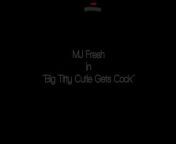 Big Titty Cutie MJ Fresh Quits TikTok and Gets Fucked from ymj