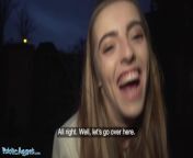 Public Agent Skinny Euro Babe Fucked Doggystyle POV in a Garage from ganaye