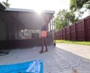 Husband Watches BBC Fuck His Wife Hard in Their New Pool - Demi Diveena - from husband soaping his wife bathing