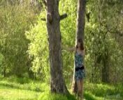 Found Naked Teen Eranthe Playing With Her Nice Tits In The Forest! from forest sit urin pornousumi naked photoahia mahi naked fuck desi aunty outdoor sex com