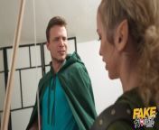 Fake Hostel - Atlanta Moreno and Geishakyd in fantasy cosplay have a college threesome with the teen dungeon master from hostel x