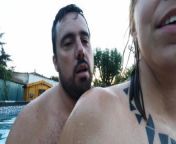 He suddenly takes my bikini off to fuck me in the swimming pool from water side sex vidro