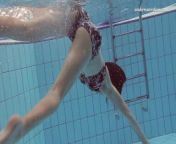 Czech teen Sima in the public swimming pool nude from girl pool nude