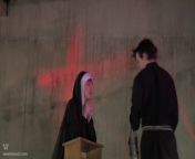 Steamy Religious Fuck Session For Horny Nun And Aroused Priest Getting It On In Prayer from prayer blasphemy