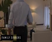 Family Sinners - Charles Teaches A Lesson To His Stepdaughter Violet Starr For Being A Naughty Girl from father in law seduced by desi bahugla xx v