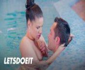 Curvy Slut Athina Love Passionate Fuck By The Pool - LETSDOEIT from busty spa