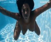 Yorgelis Carrillo, a famous pornstar, glides nude through the water from radika nude selfehilpa shetty very very hot