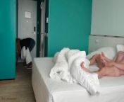 DICK FLASH. I pull out my dick in front of a young hotel maid and she agreed to jerk me off. from public dick flash hidden massage