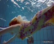 Russian girl Milana found her natural talent in the pool from vbda