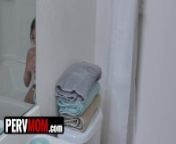 Voyeur Step Son Loves Watching Big Titted Step Mom Kat Dior Masturbating In The Bathroom - PervMom from nri masturbating