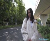 Public Agent - pretty English tourist with big tits and cute ass takes cash to let guy fuck her with his bog cock outdoors from wwxxx bog sex wwxx