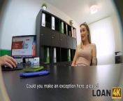 LOAN4K. Woman gives pussy to the lender and waits for some money back from hentai conan au